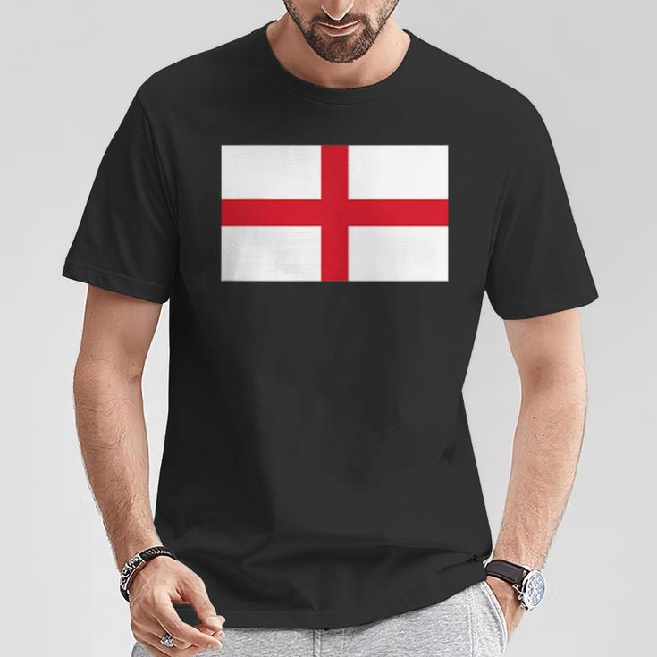 England Flag British Uk English Cross Flags Women T-Shirt Unique Gifts