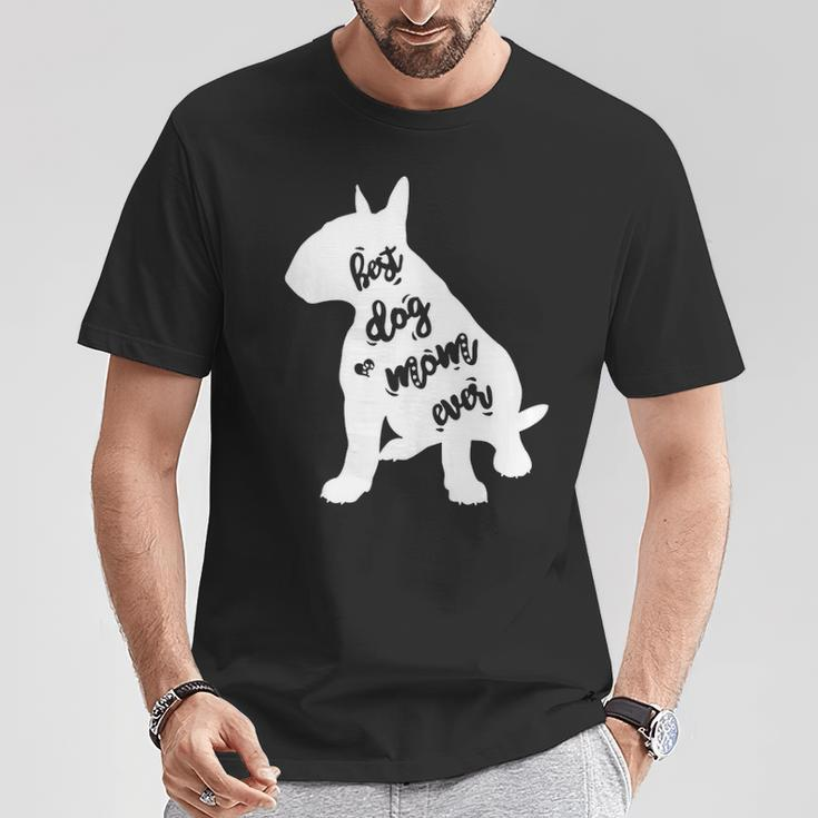 English Bull Terrier Best Dog Mom Ever T-Shirt Unique Gifts