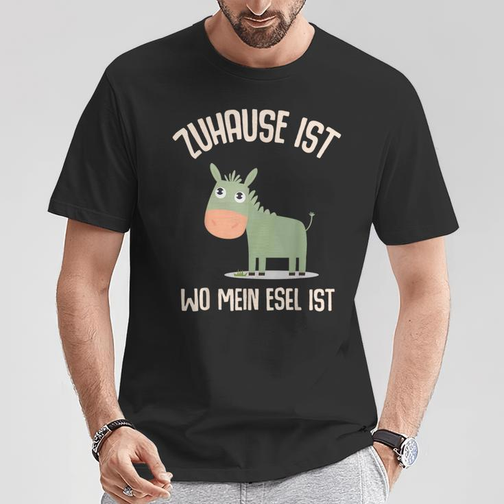 Esel Landwirt Bauer Bauernhof Stall Spruch Lustig Geschenk T-Shirt Lustige Geschenke