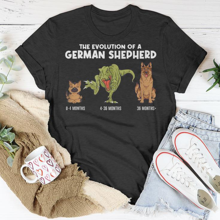 Evolution German Shepherd Evolution German Shepherd T-Shirt Unique Gifts