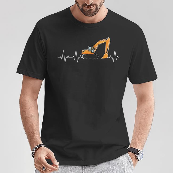 Construction Excavator Truck T-Shirt – Unisex Graphic Tee Gift For Men, Women, Kids