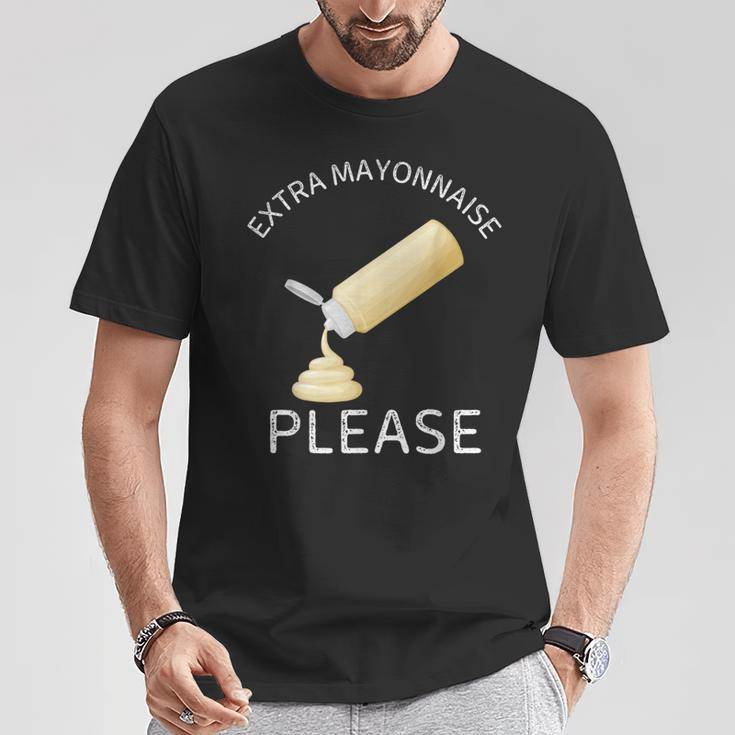 Extra Mayonnaise Please Vintage Food Lover T-Shirt Unique Gifts