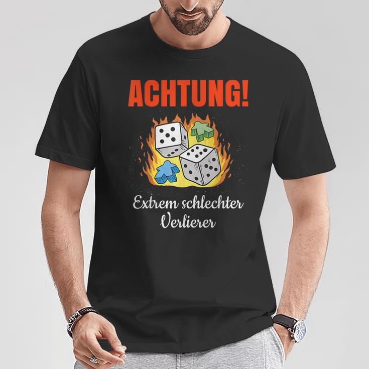 Extrem Schlechter Verlierer As A Board Game S T-Shirt Lustige Geschenke