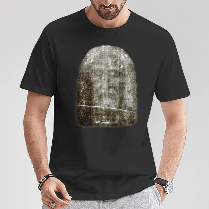Face Of Our Lord Jesus Christ From The Holy Shroud Of Turin T-Shirt Unique Gifts