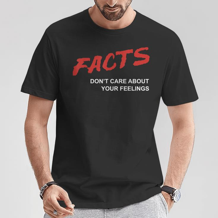 Facts Don't Care About Your Feelings Facts Music Video T-Shirt Unique Gifts