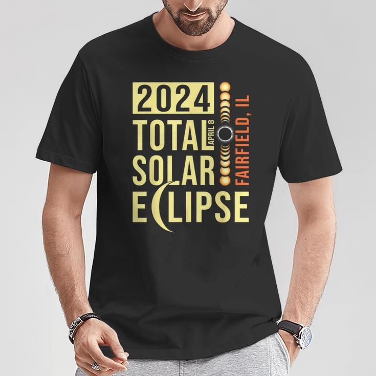 Fairfield Illinois Total Solar Eclipse April 8 2024 T-Shirt Unique Gifts