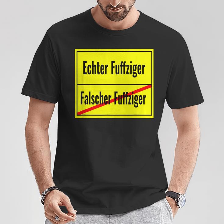 Falscher Fuffziger Fuffzigster 50Th Birthday 1970 Sign T-Shirt Lustige Geschenke