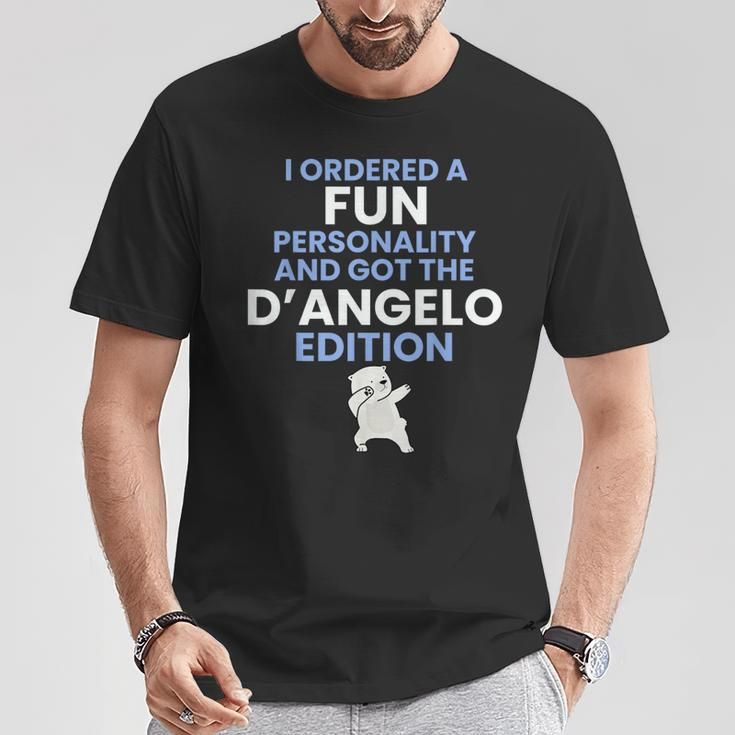 Family D'angelo Edition Fun Personality Humor T-Shirt Unique Gifts