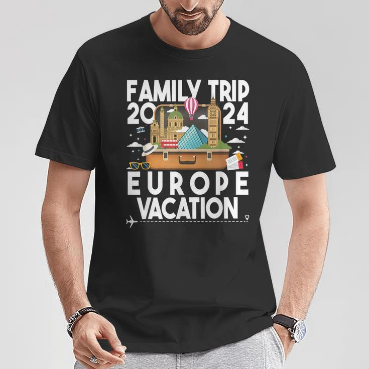 Family Trip 2024 Europe Vacation Summer Traveling Holiday T-Shirt Unique Gifts
