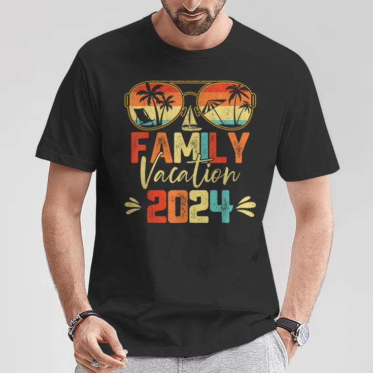 Family Vacation 2024 Beach Matching Summer Vacation T-Shirt Funny Gifts