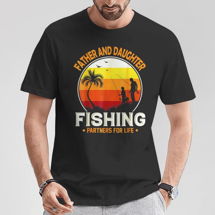 Father Daughter Fishing Partner For Life Best Father's Day T-Shirt Funny Gifts