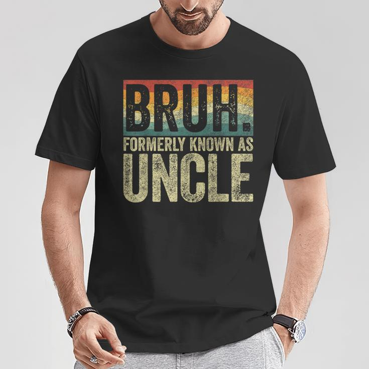 Fathers Day Bruh Formerly Known As Uncle Vintage T-Shirt Funny Gifts