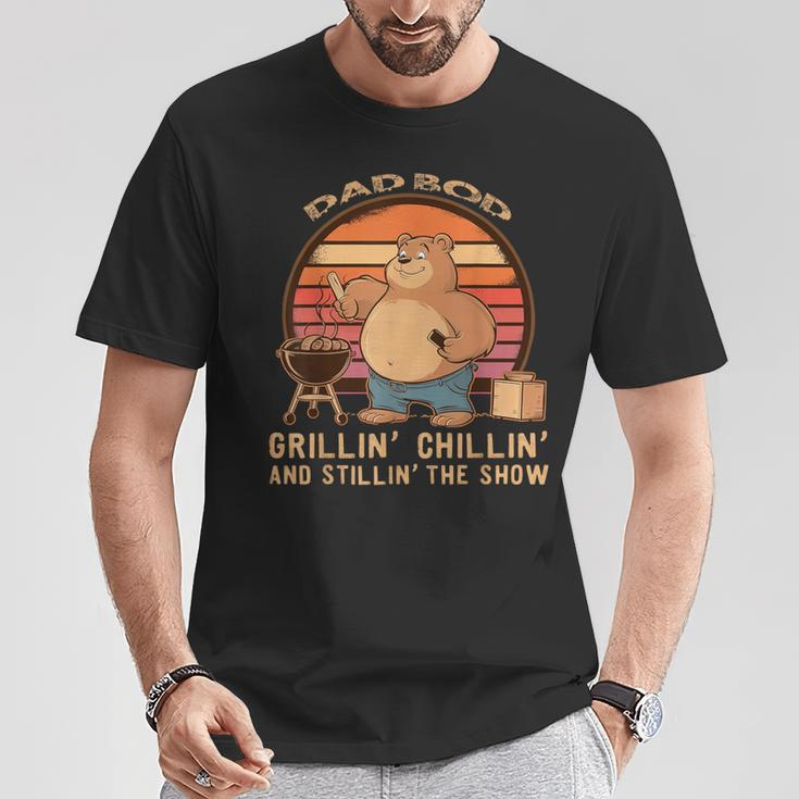 Fathers Day Dad Bod Bear T-Shirt Funny Gifts