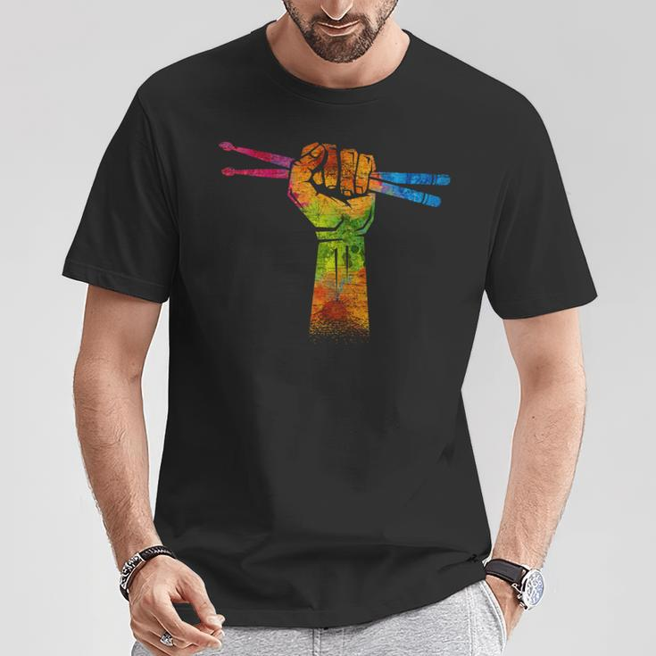 Faust Drumsticks Drummer Drummer Drum Kit T-Shirt Lustige Geschenke
