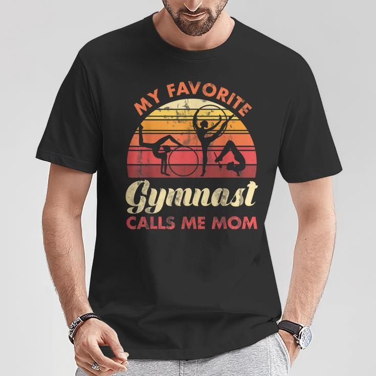My Favorite Gymnast Calls Me Mom Gymnast T-Shirt Unique Gifts