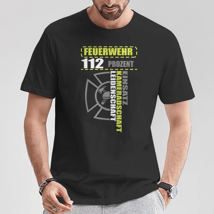 Feuerwehr Fire Brigade Motif 112 Insert T-Shirt Lustige Geschenke