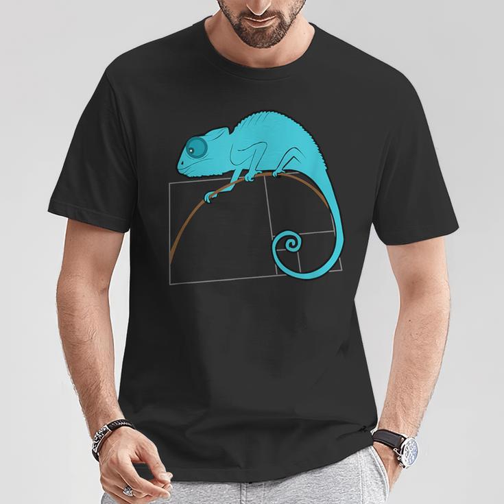 Fibonacci Chameleon T-Shirt Lustige Geschenke