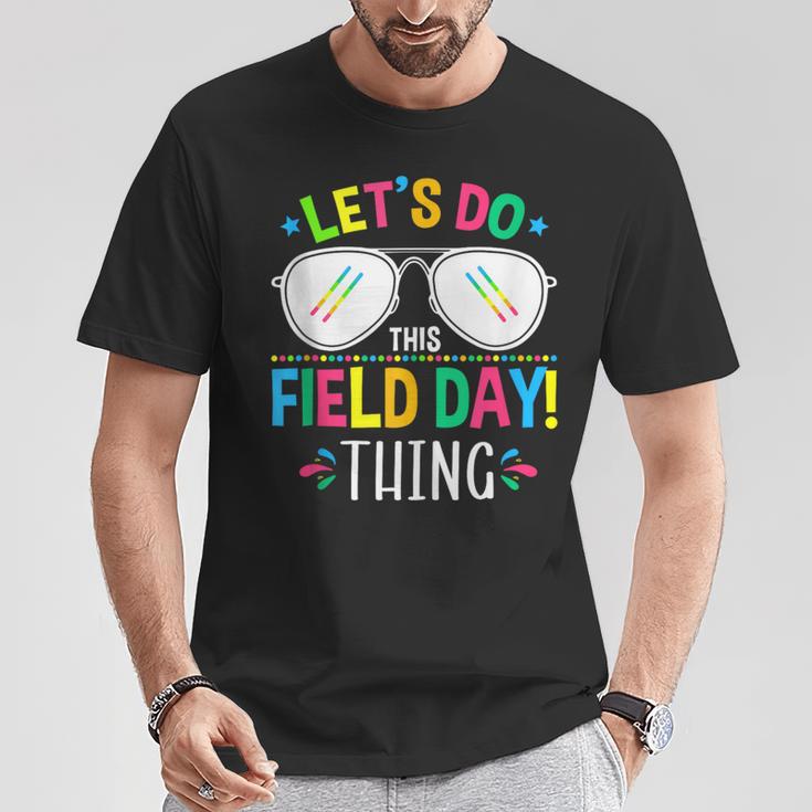 Lets Do This Field Day Thing Quotes Sunglasses Girls Boys T-Shirt Unique Gifts