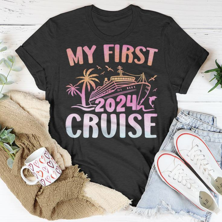 My First Cruise 2024 Vacation Matching Family Cruise Ship T-Shirt Funny Gifts