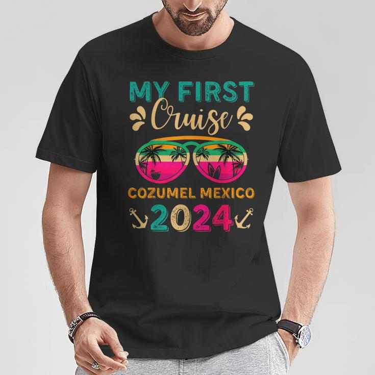 My First Cruise Cozumel Mexico 2024 Family Vacation Travel T-Shirt Funny Gifts