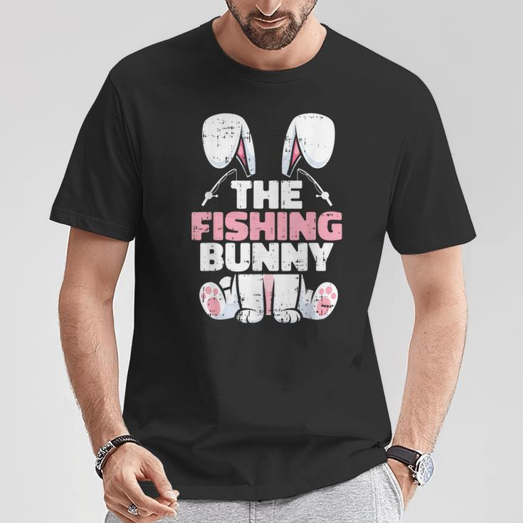 The Fishing Bunny Easter Family Matching Spring Men T-Shirt