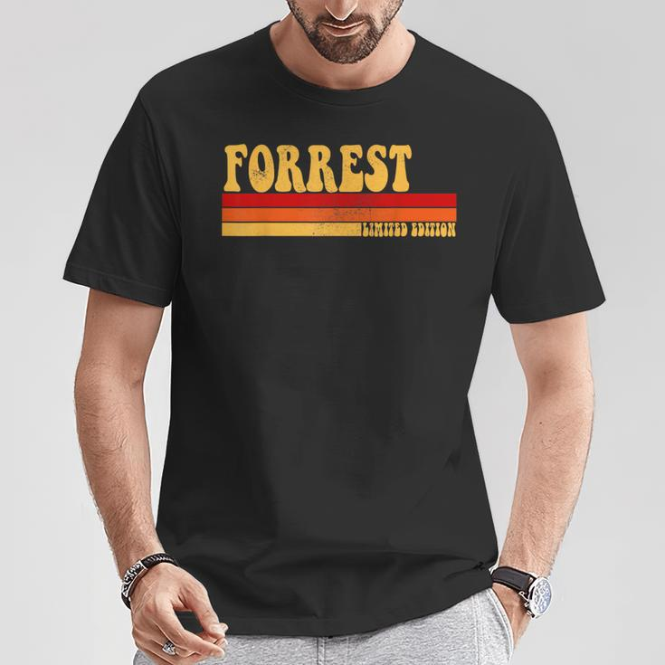 Forrest Name Personalized Idea Retro Vintage Forrest T-Shirt Unique Gifts
