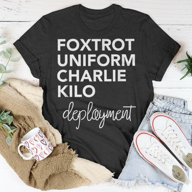 Foxtrot Uniform Charlie Kilo Military DeploymentT-Shirt Unique Gifts
