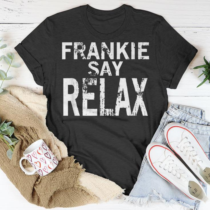 Frankie Say Relax Men T-Shirt Unique Gifts