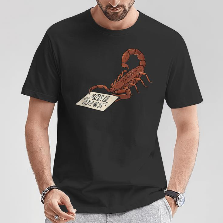 Free Hugs Scorpion For A Toxic Animal Lover T-Shirt Unique Gifts