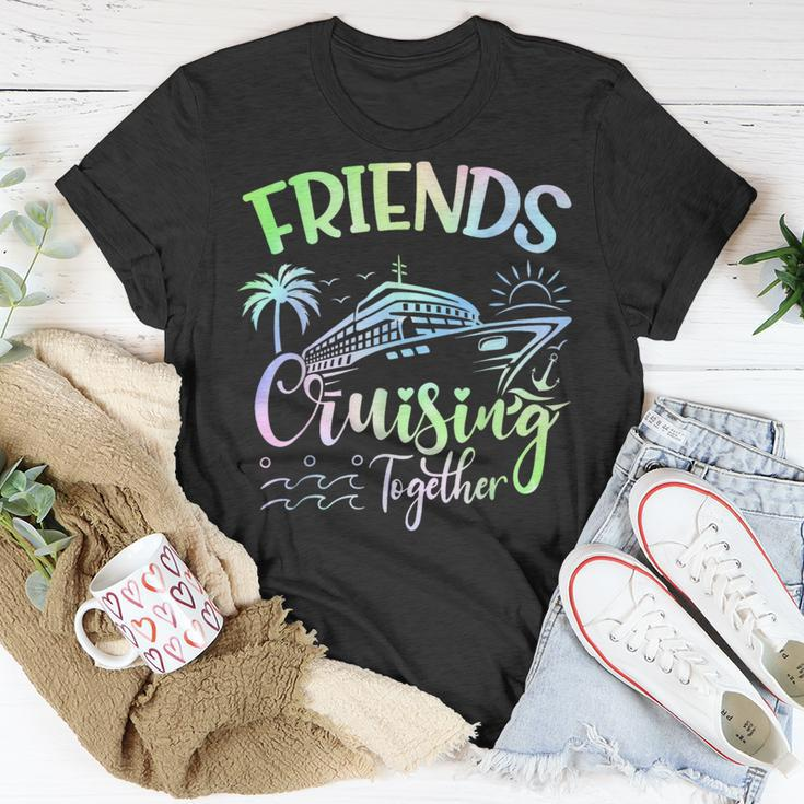 Friends Cruise 2024 Cruising Together Friends Matching Squad T-Shirt Funny Gifts
