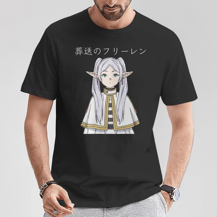 Frieren Beyond Journey's End Isekai Anime Manga Video Game T-Shirt Unique Gifts