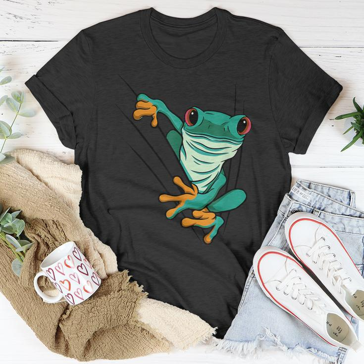 Frog Animal Motif Animal Print Frog T-Shirt Unique Gifts
