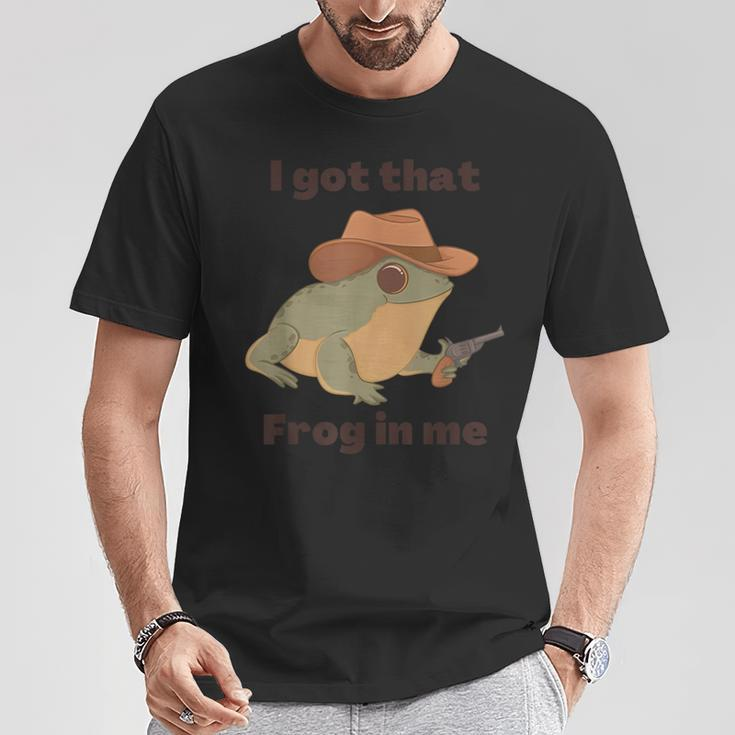 I Got That Frog In Me Apparel T-Shirt Funny Gifts