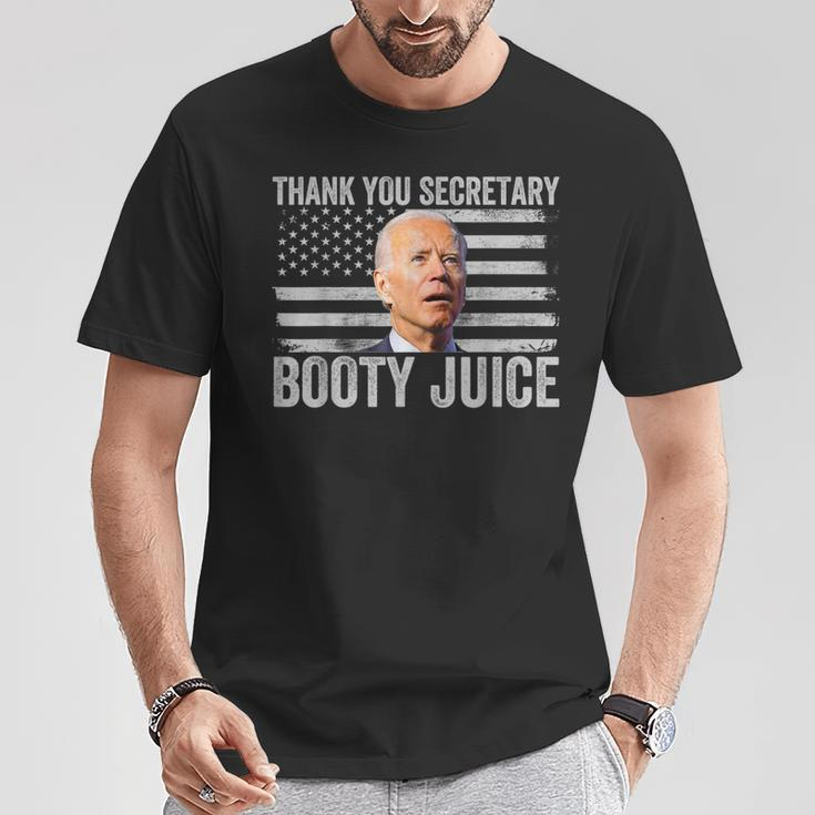 Anti-Biden Thank You Secretary Booty Juice T-Shirt Funny Gifts