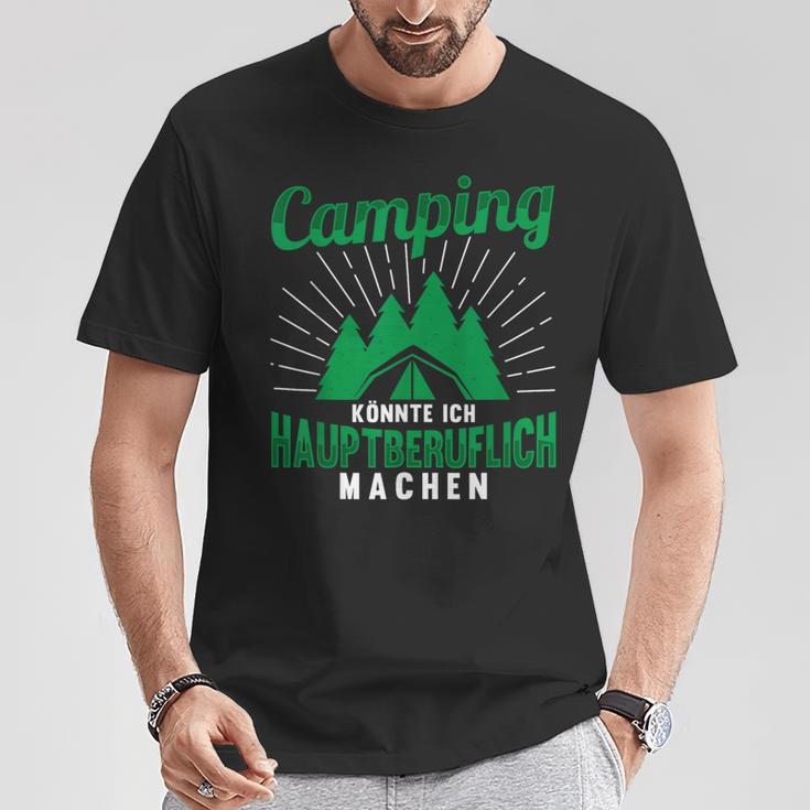 Camping Könnte Ich Hauptberuflich Machen Slogan T-Shirt Lustige Geschenke