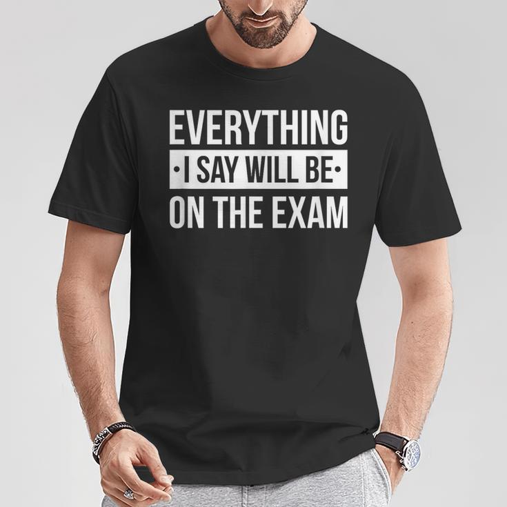 College Professor T-Shirt Unique Gifts