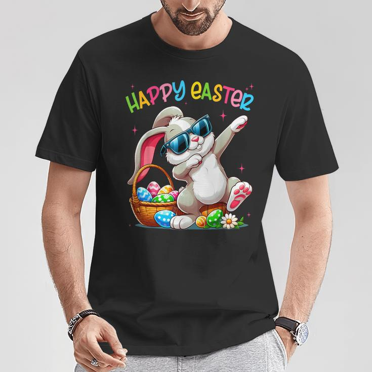 Dabbing Bunny Easter Happy Easter For Boys Girls Adult T-Shirt Unique Gifts