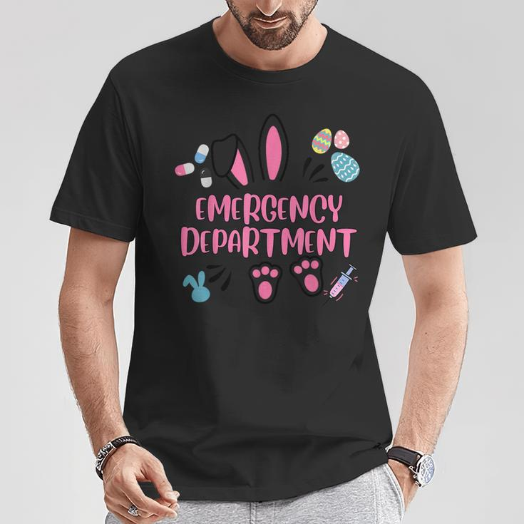 Emergency Department Rabbit Bunny Happy Easter Eggs T-Shirt Unique Gifts