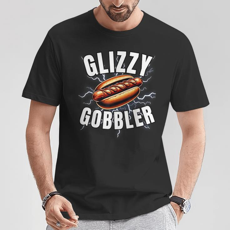 Hotdog Glizzy Gobbler Gladiator Lover Glizzy Gobbler T-Shirt Funny Gifts