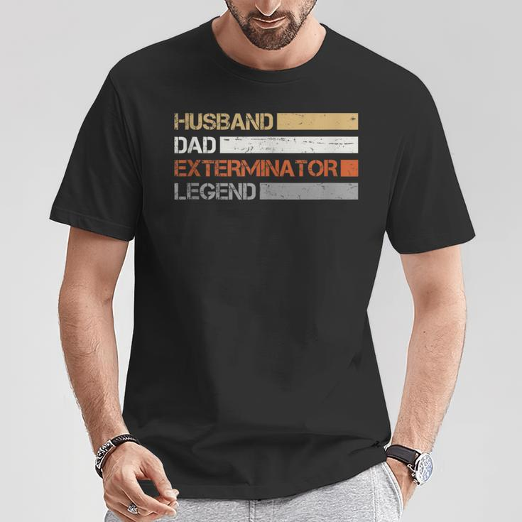 Husband Dad Exterminator Accessories Joke T-Shirt Unique Gifts
