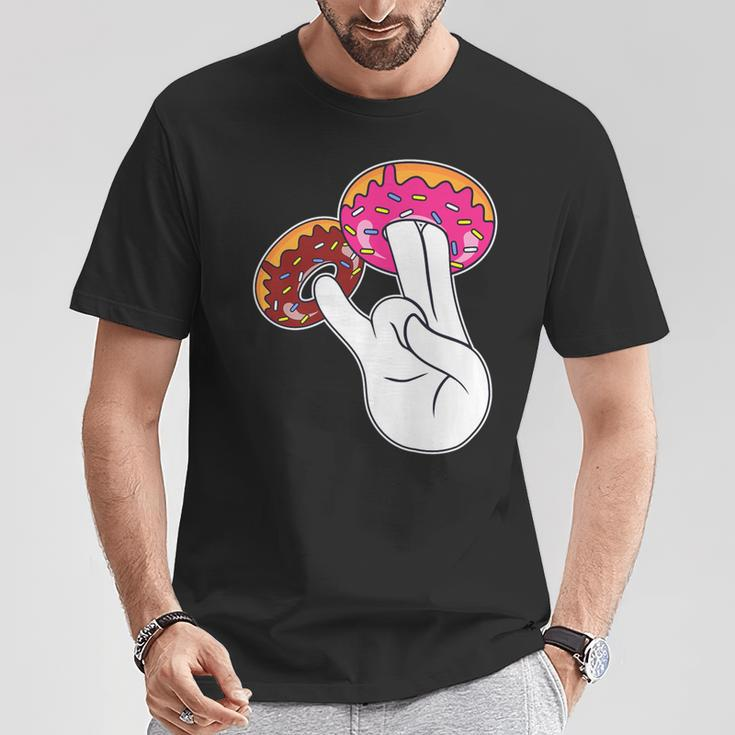 Inappropriate And Embarrassing Dirty Adult Humor Donut T-Shirt Unique Gifts