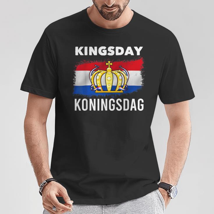 Koningsdag Netherlands Flag Dutch Holidays Kingsday T-Shirt Unique Gifts