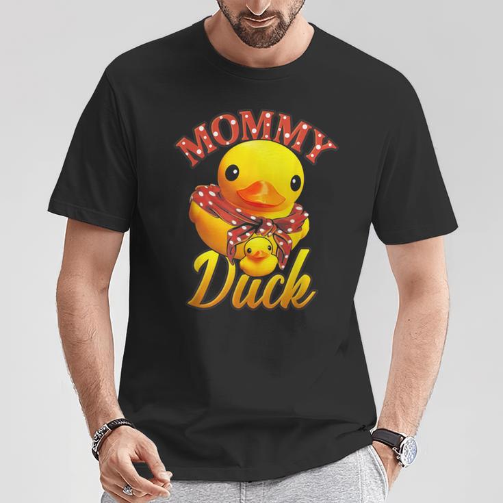 Mommy Duck Mama Mother Rubber Duck Mom T-Shirt Unique Gifts