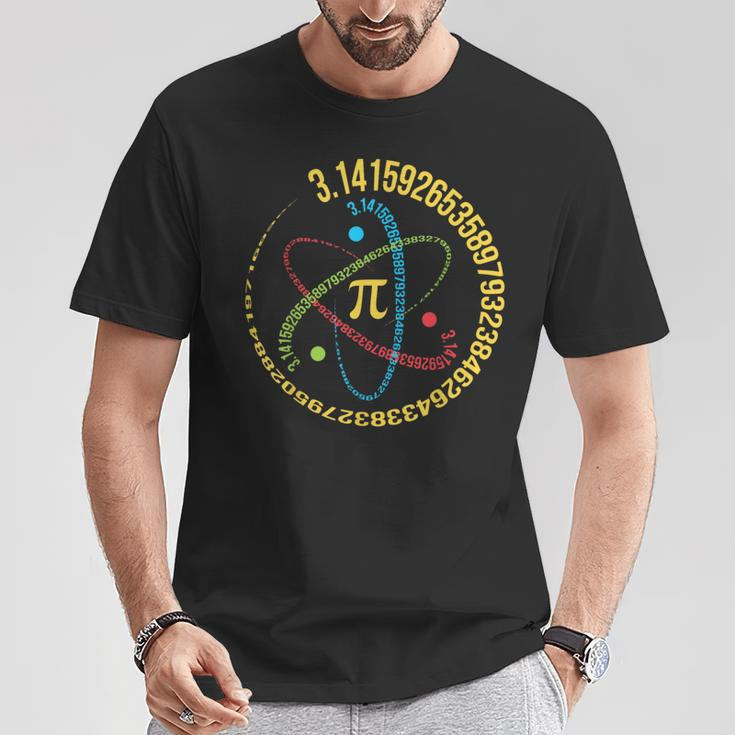 Pi Day Spiral Pi Math For Pi Day Groovy T-Shirt Funny Gifts