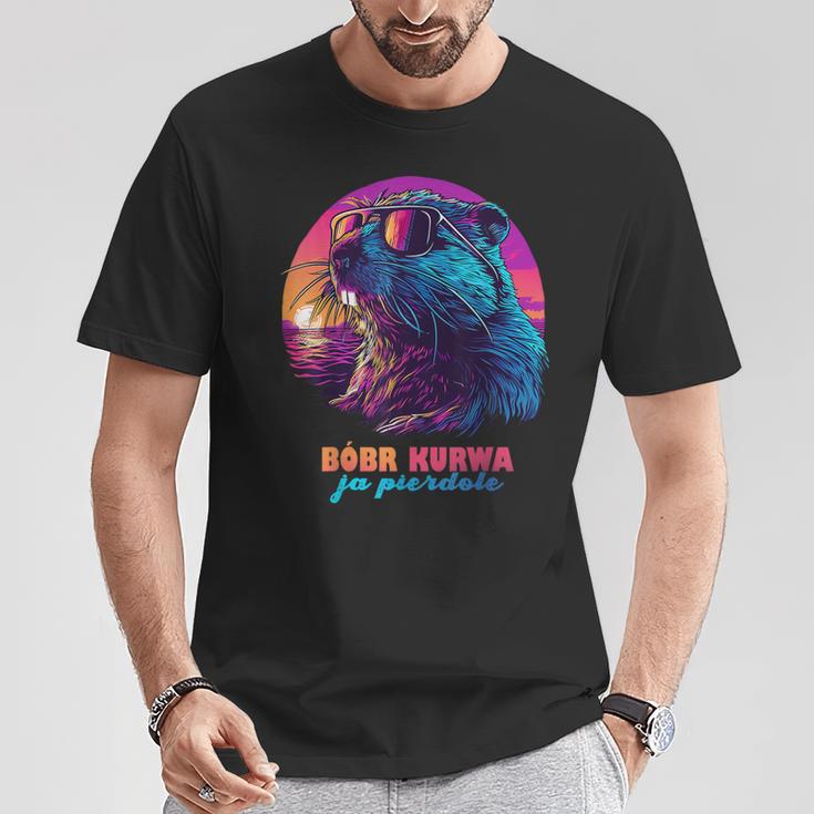 Polish Beaver Meme Bobr Bober Kurwa Ja Pierdole T-Shirt Unique Gifts