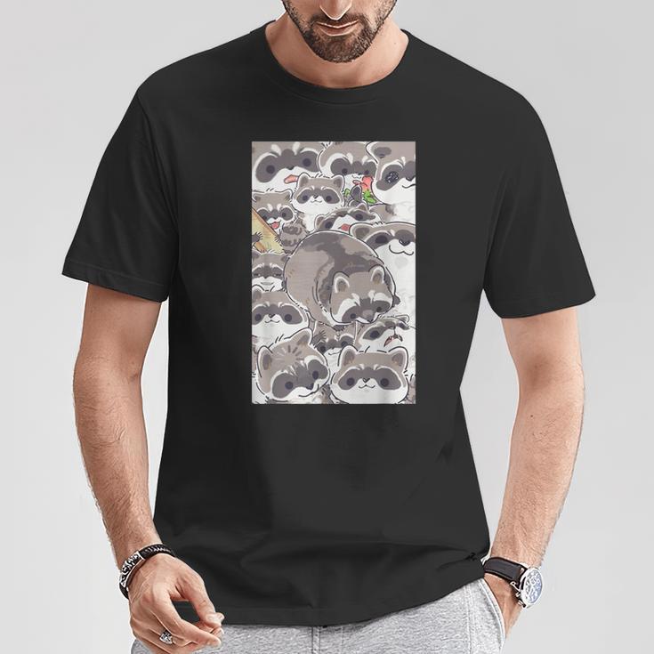 Raccoon Face Cute Pet Forest Animal T-Shirt Unique Gifts