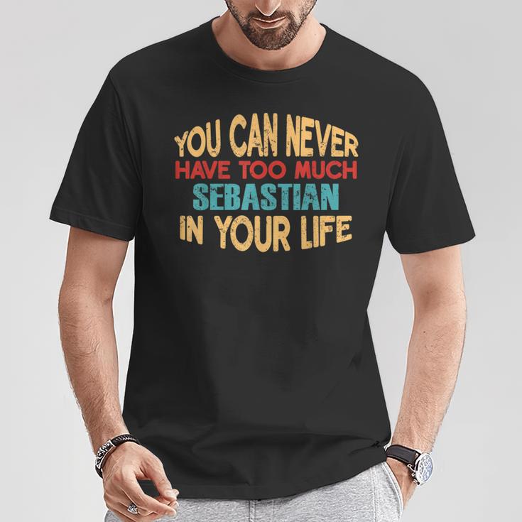 Sebastian Personalisiertes Vorname Witzartikel T-Shirt Lustige Geschenke