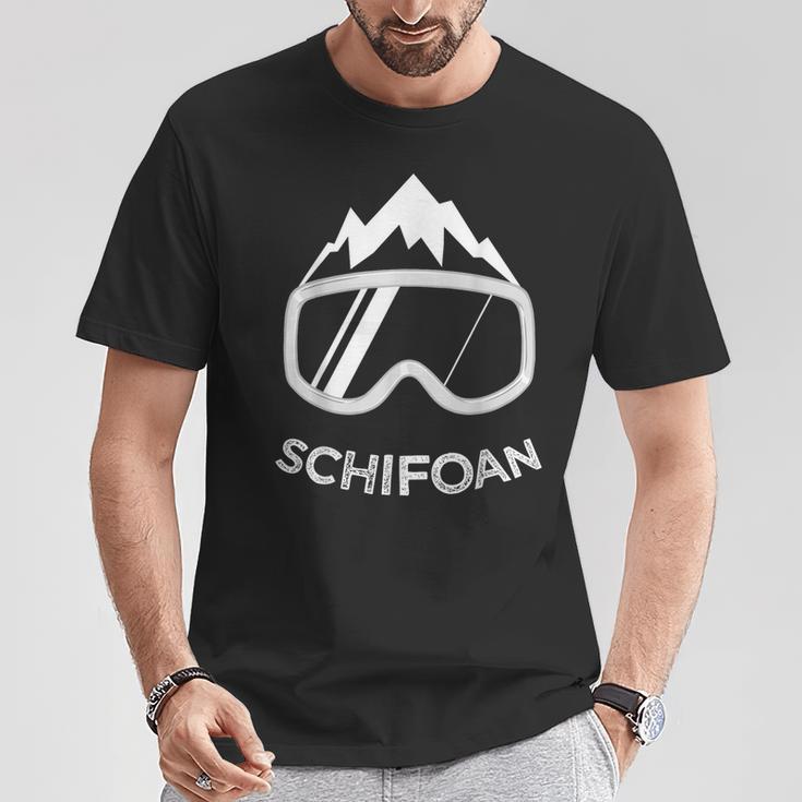 Snowboard Schifoan Snowboarder Skiing Ski T-Shirt Lustige Geschenke