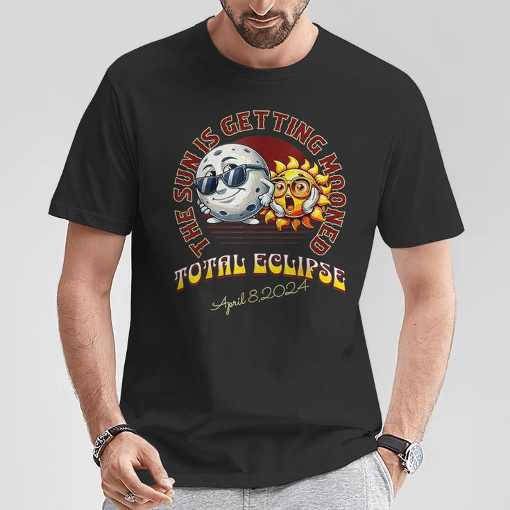 Totality Eclipse April 2024 Sun Is Getting Mooned T-Shirt Unique Gifts