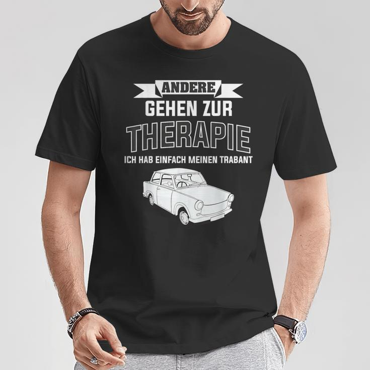 Trabi Deluxe Gdr Ich Brauche Keine Therapie T-Shirt Lustige Geschenke